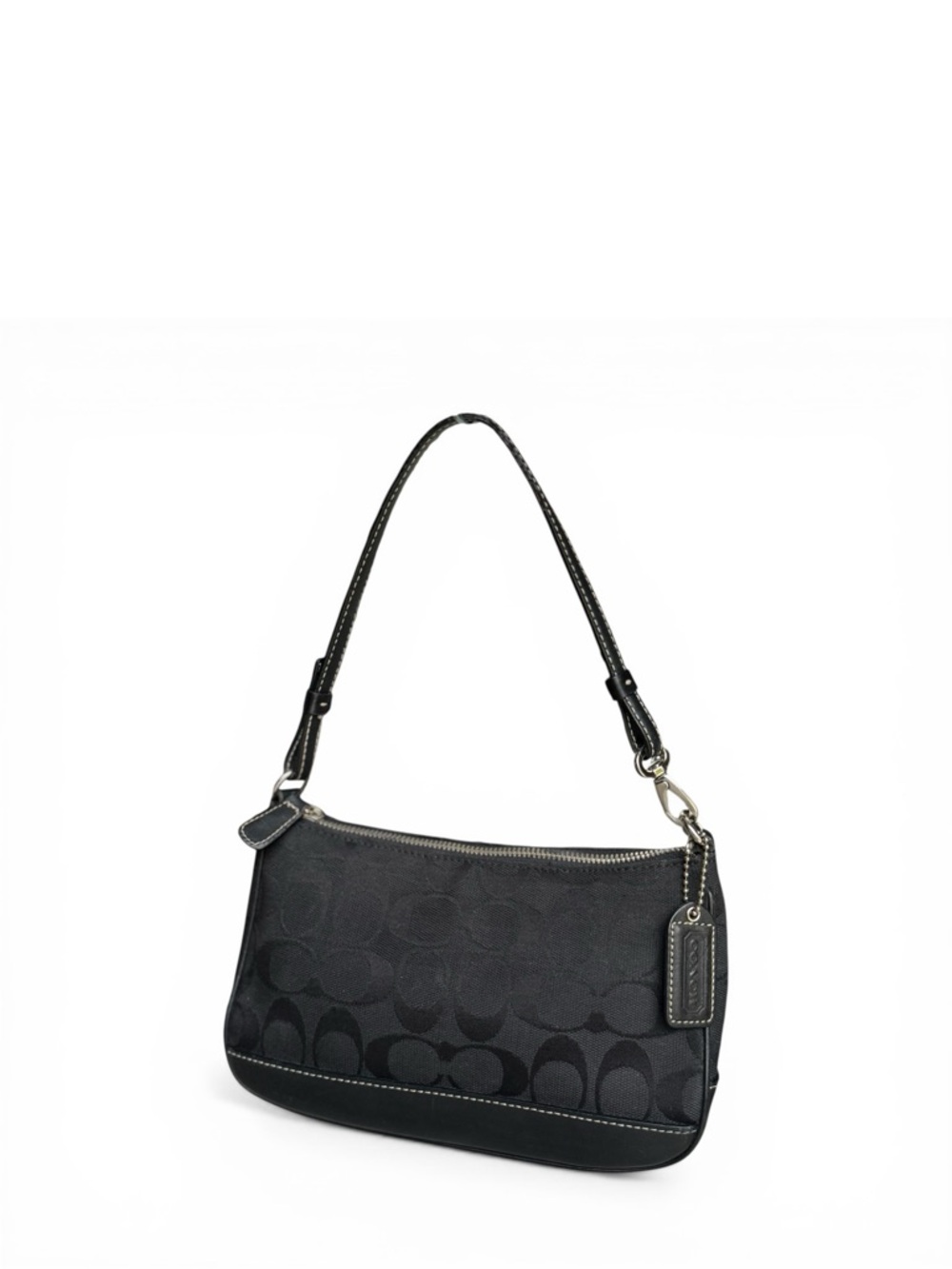 Coach Demi Signature Shoulder Mini Bag Black Y2K - Picture 3 of 13
